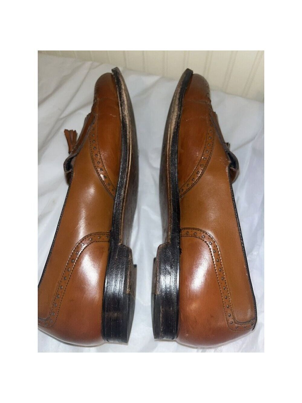 FLORSHEIM LEXINGTON Wingtip LoaferTassel Kiltie SIZE 9.5 E - Picture 11 of 13